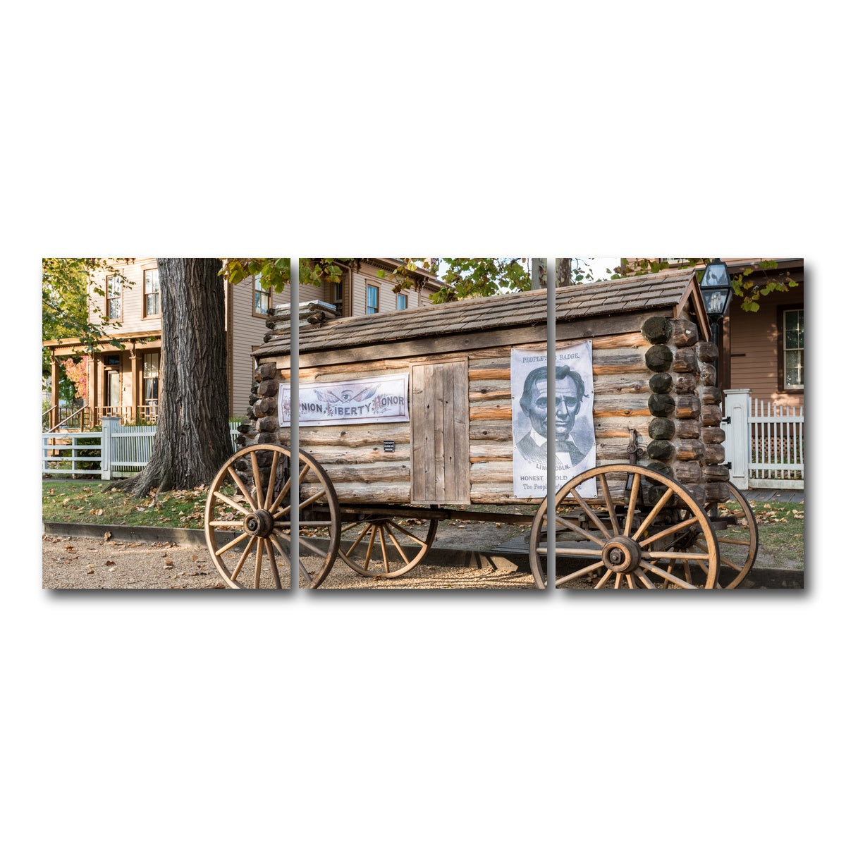 AUTO-MOCKUP WHITE | Lincoln Home National Historic Site | 3 Piece | Gallery Wrap Canvas | group=18x24