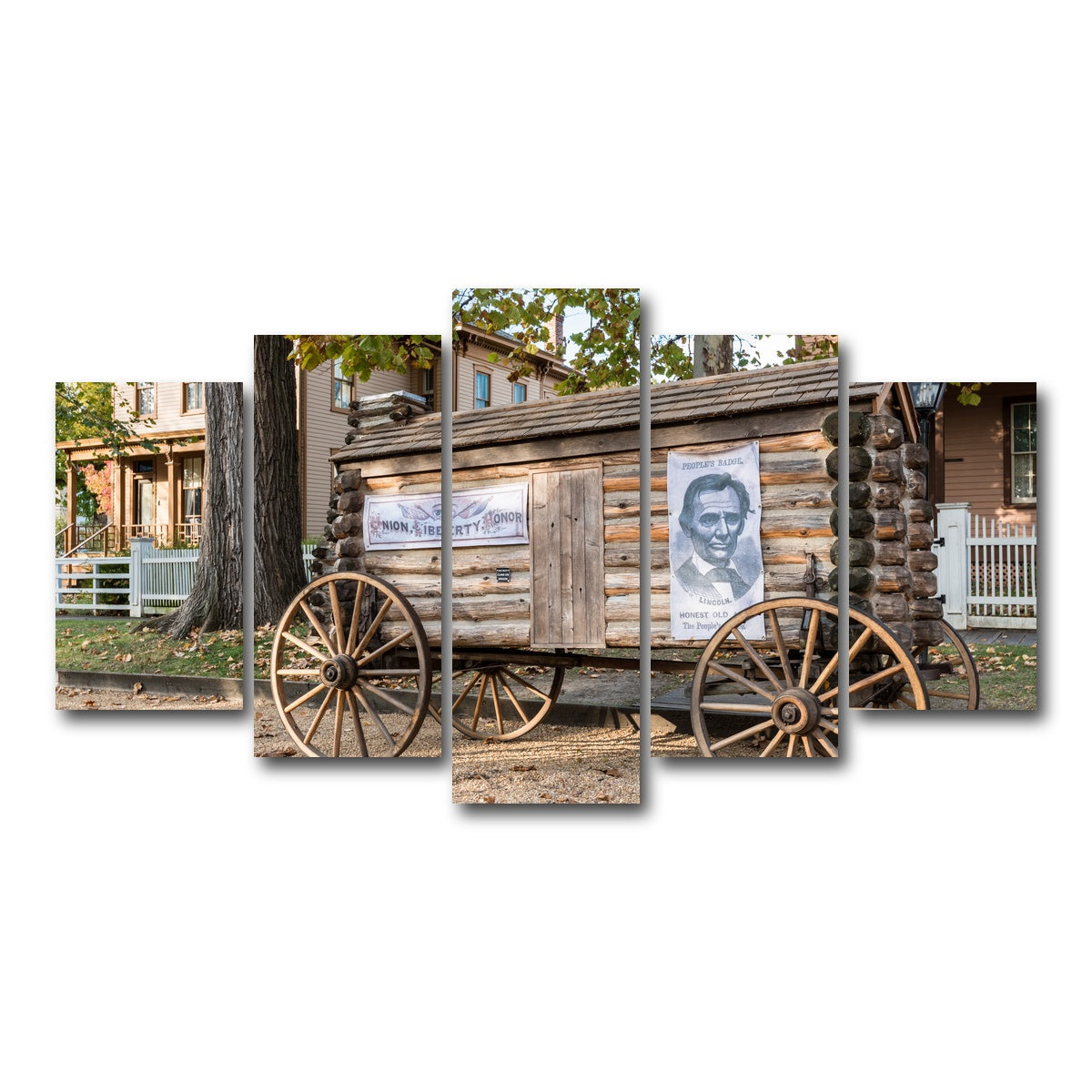 AUTO-MOCKUP WHITE | Lincoln Home National Historic Site | 5 Piece | Gallery Wrap Canvas | group=5_normal