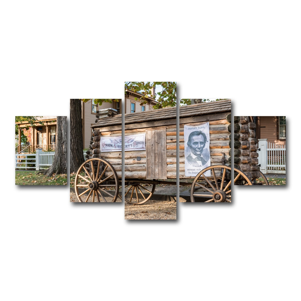 AUTO-MOCKUP WHITE | Lincoln Home National Historic Site | 5 Piece | Gallery Wrap Canvas | group=5_short