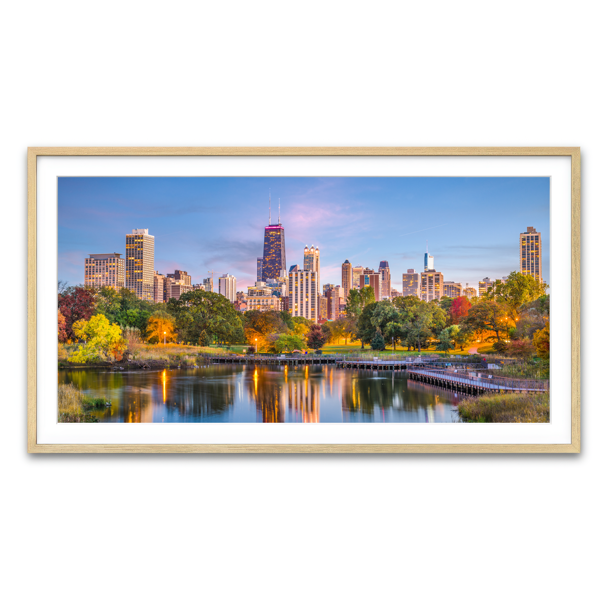 Framed Print 2x1 Natural