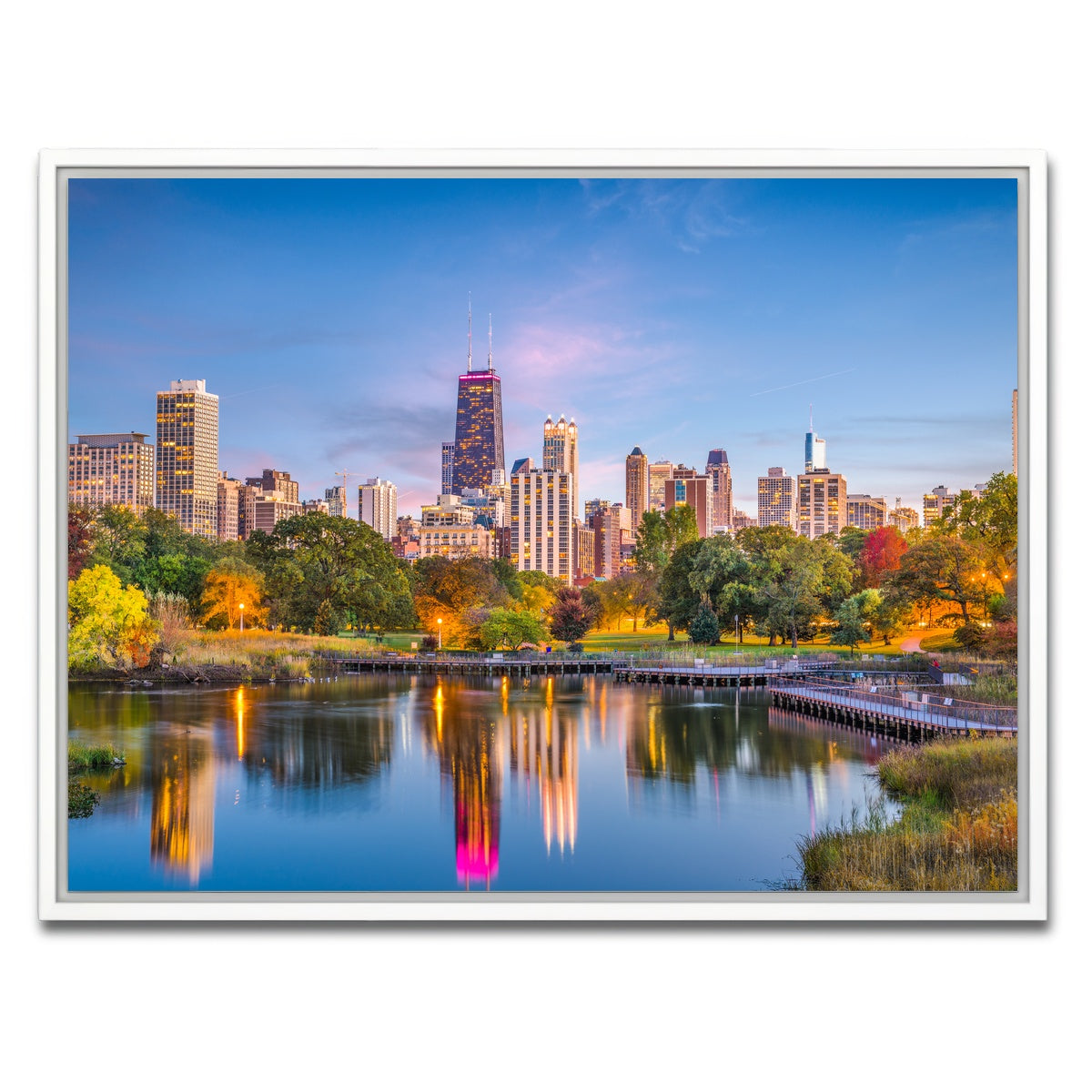 AUTO-MOCKUP WHITE | Lincoln Park | 1 Piece | White Framed Canvas | group=4x3