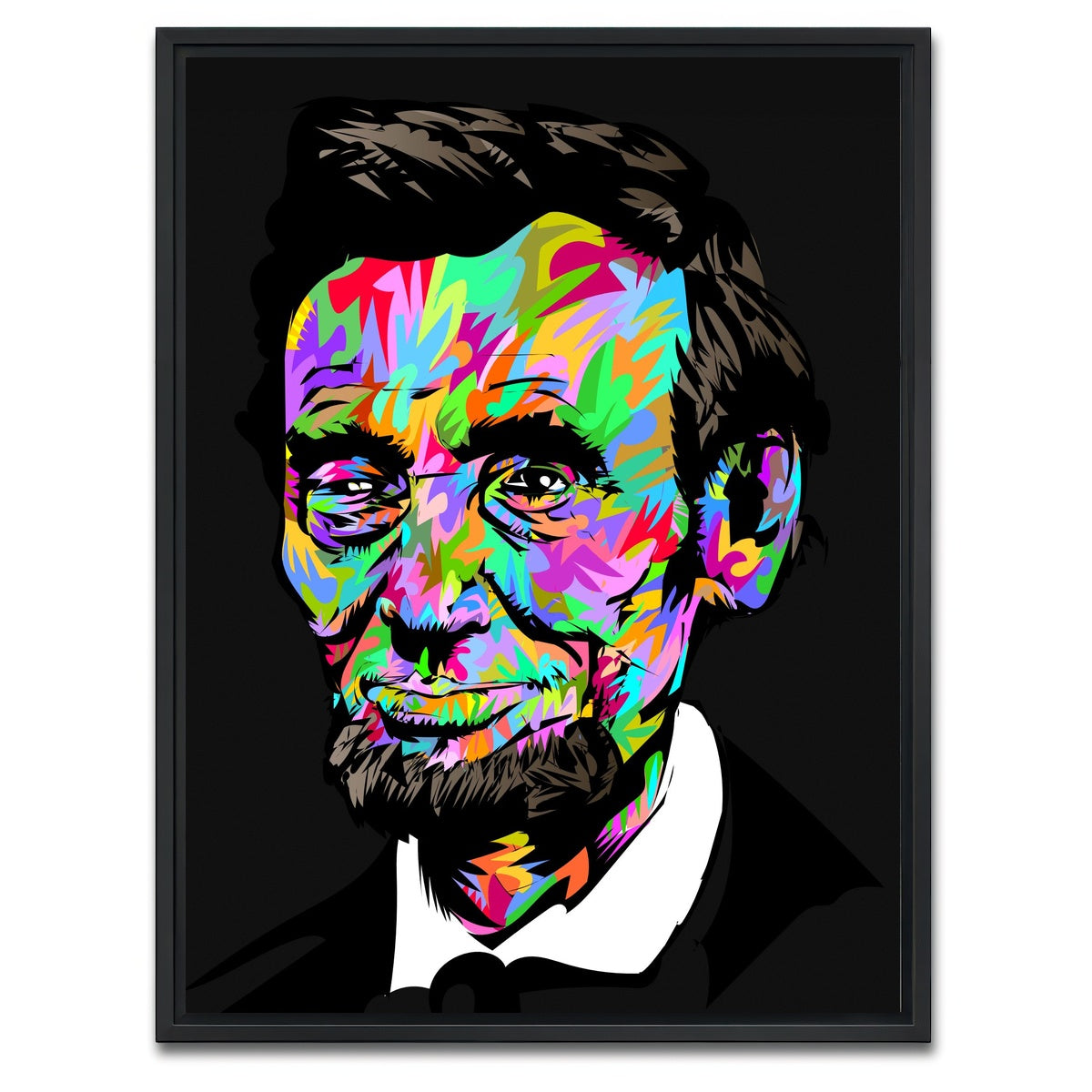 AUTO-MOCKUP WHITE | Lincoln | 1 Piece | Black Framed Canvas | group=3x4