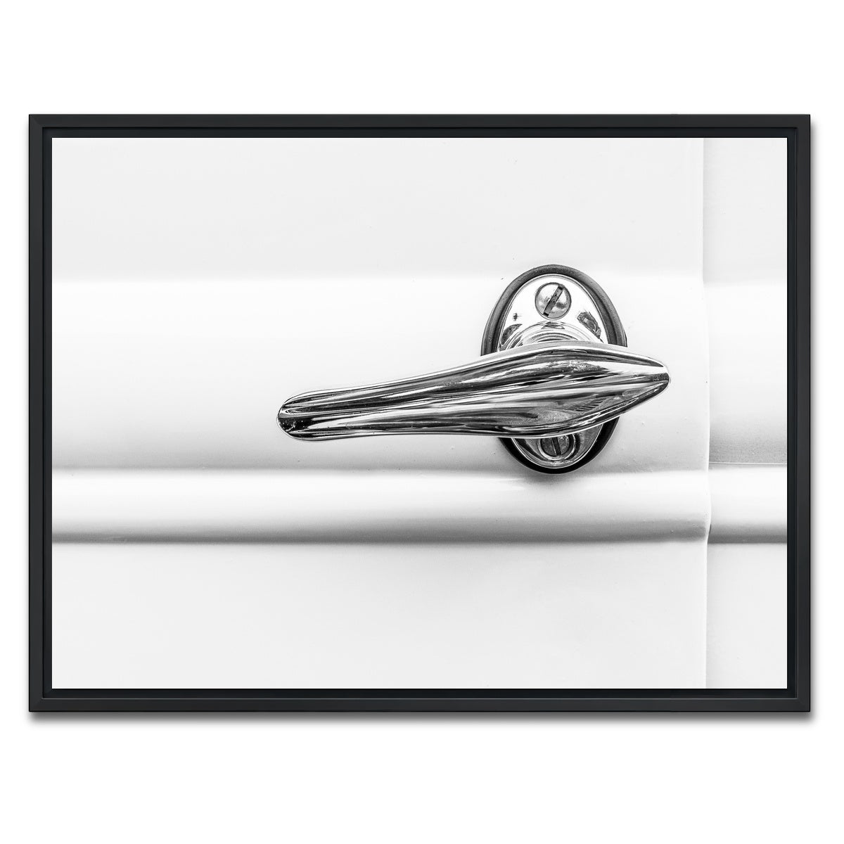 AUTO-MOCKUP WHITE | Lines | 1 Piece | Black Framed Canvas | group=4x3