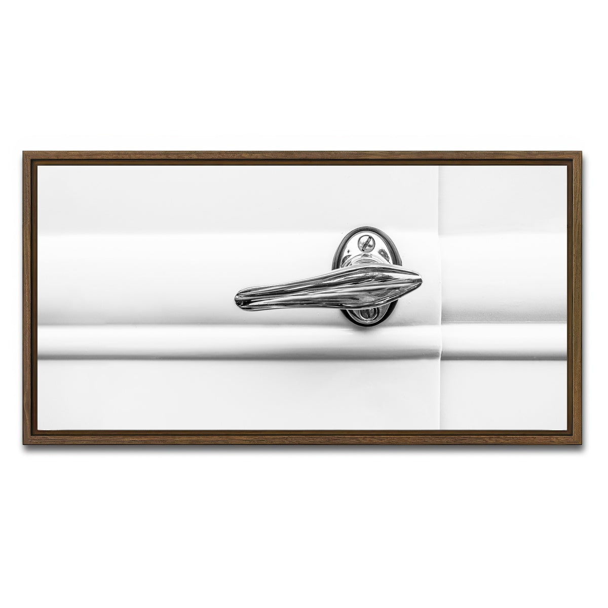 AUTO-MOCKUP WHITE | Lines | 1 Piece | Walnut Framed Canvas | group=2x1