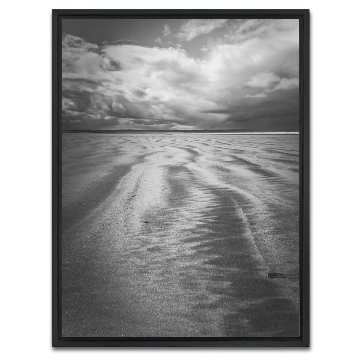 AUTO-MOCKUP WHITE | Lines in the Sand | 1 Piece | Black Framed Canvas | group=3x4