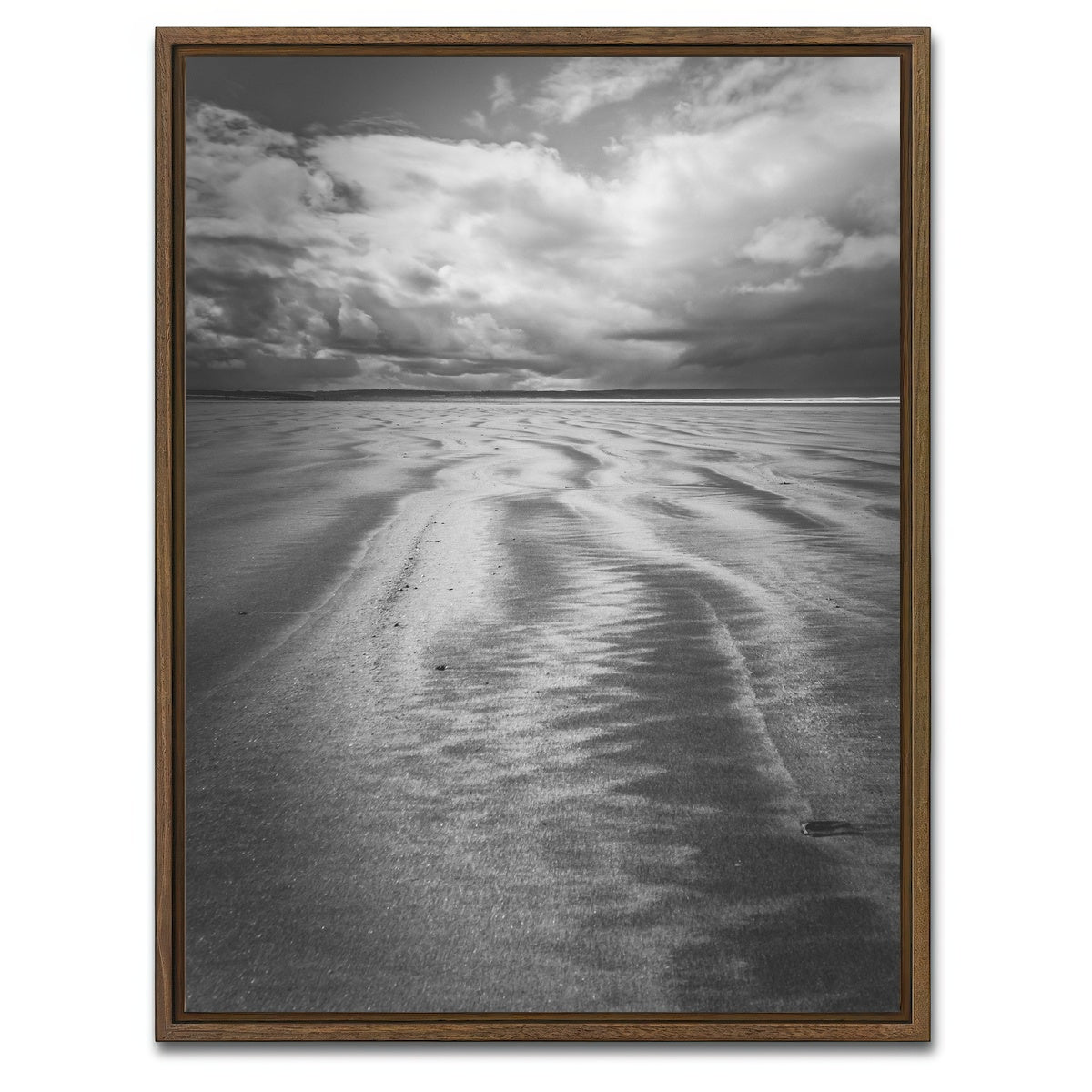 AUTO-MOCKUP WHITE | Lines in the Sand | 1 Piece | Walnut Framed Canvas | group=3x4