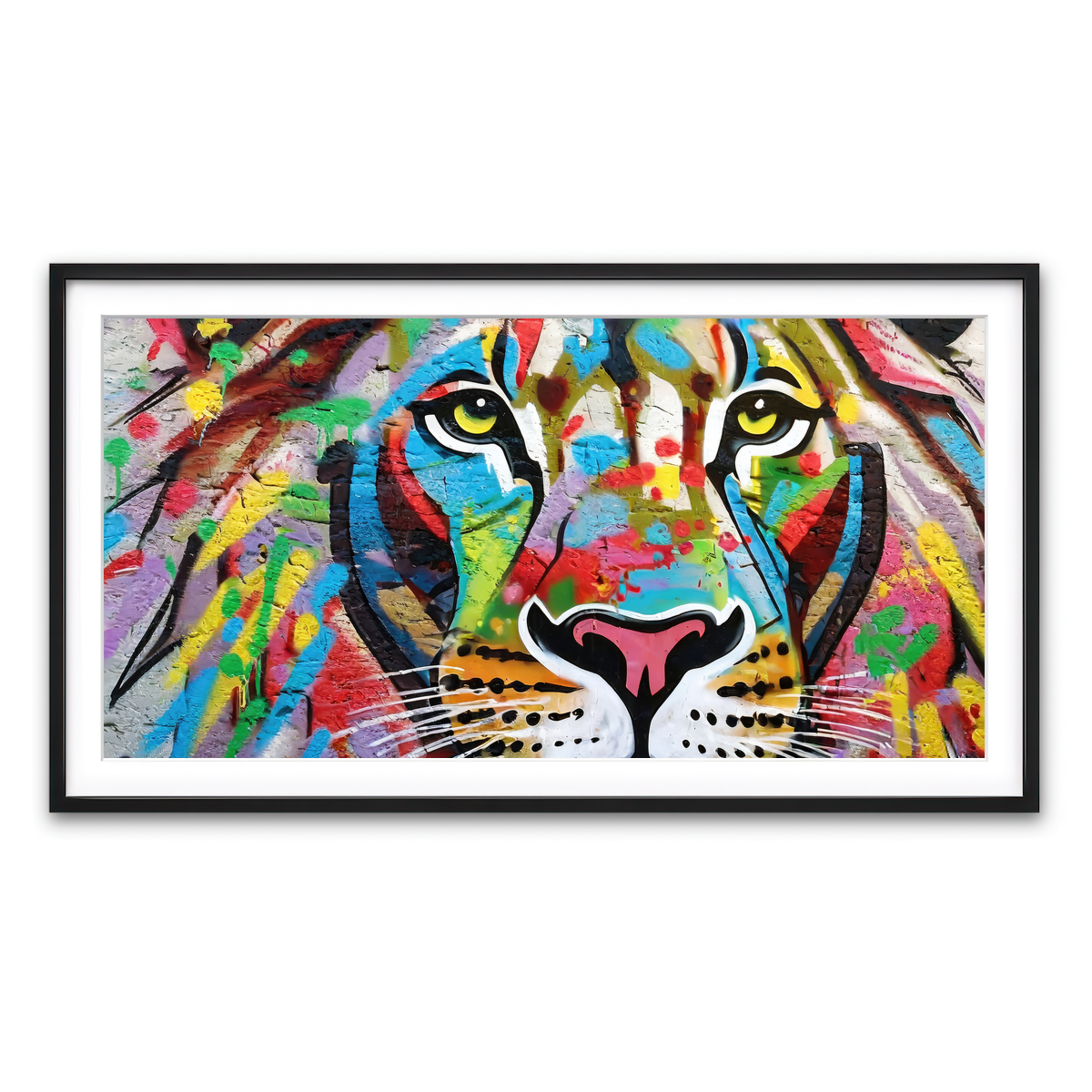 Framed Print 2x1 Black