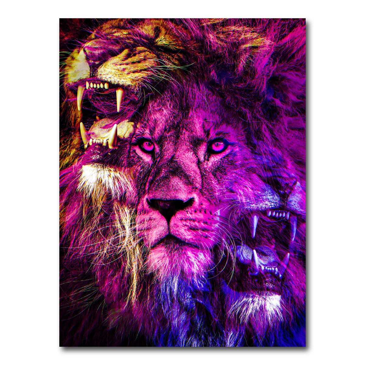 AUTO-MOCKUP WHITE | Lions | 1 Piece | Gallery Wrap Canvas | group=3x4