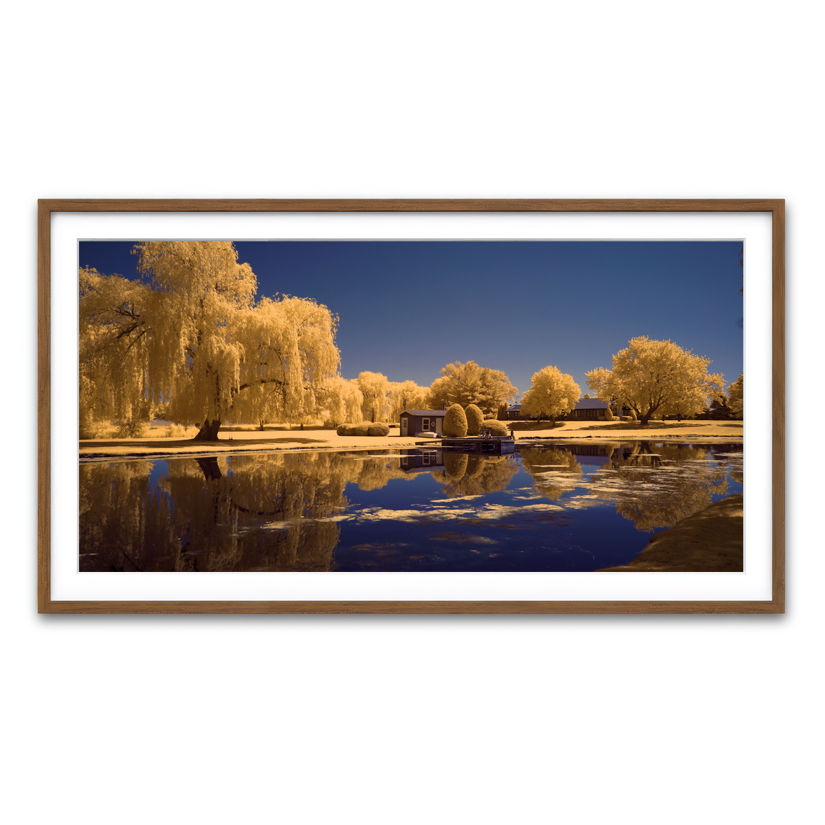 Framed Print 2x1 Walnut