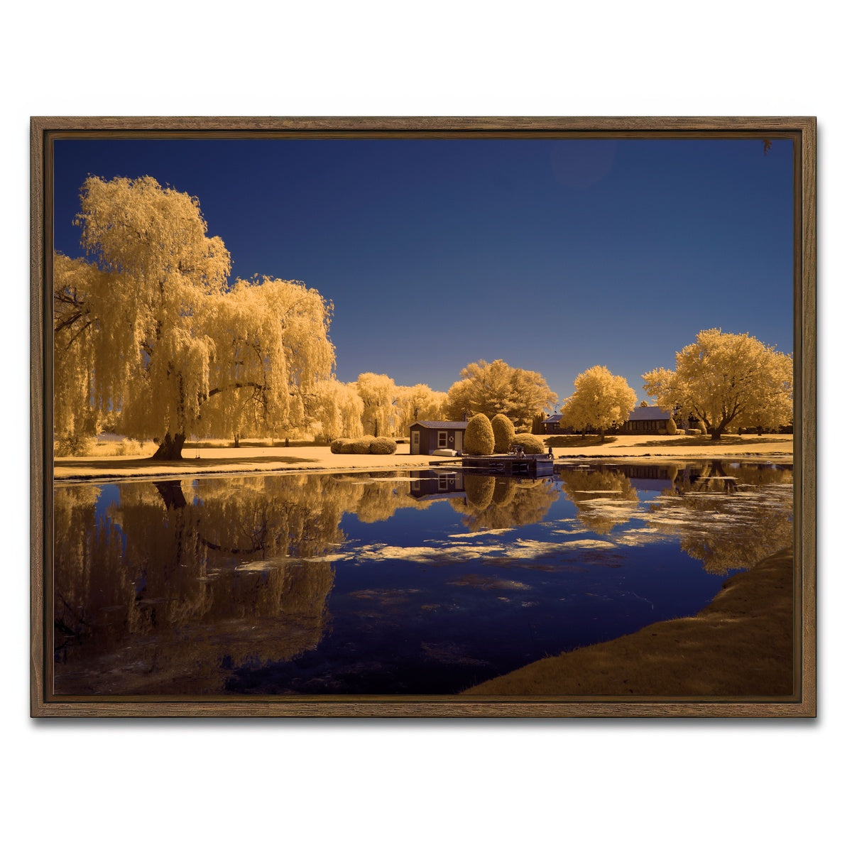 AUTO-MOCKUP WHITE | Lippold Park | 1 Piece | Walnut Framed Canvas | group=4x3