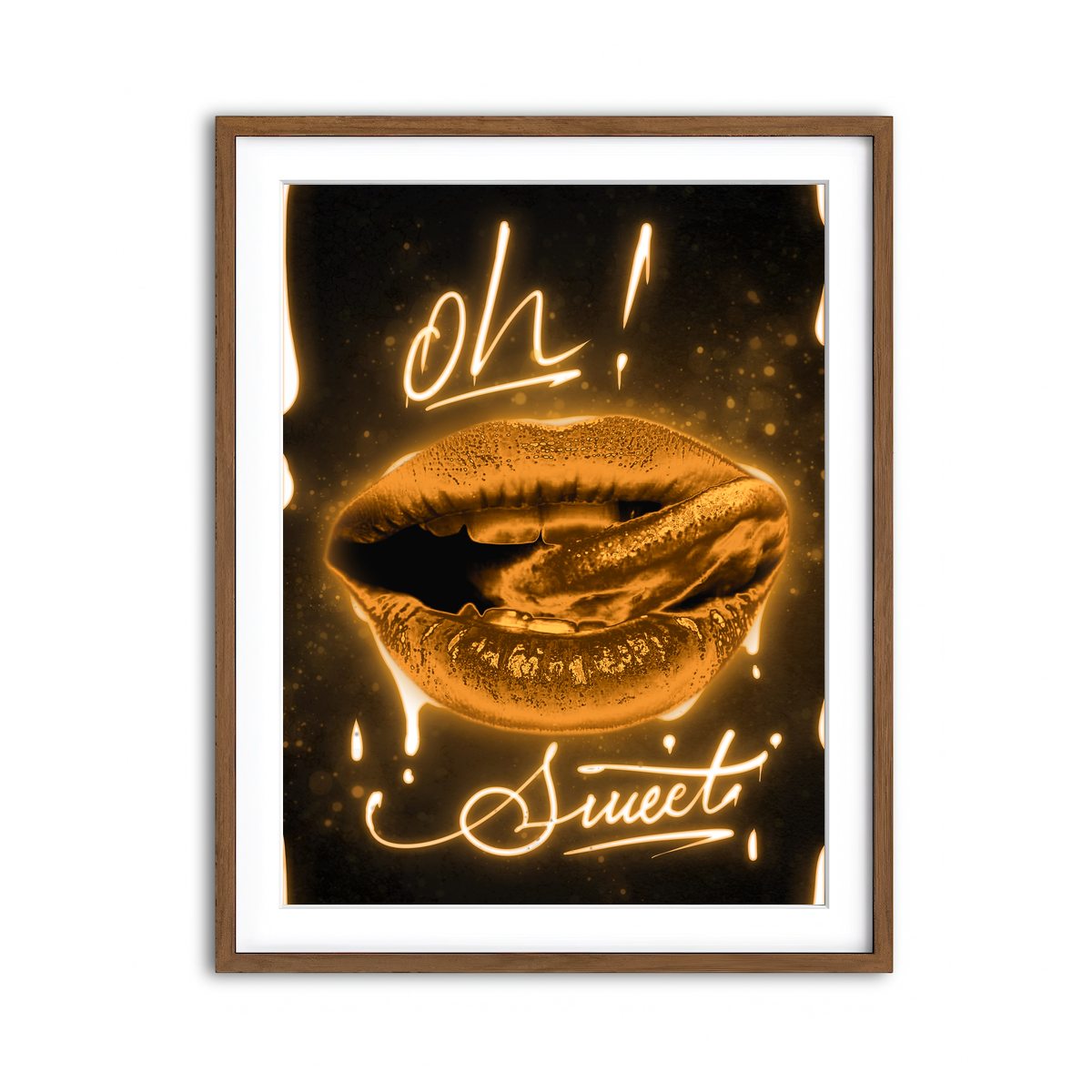 Framed Print 3x4 Walnut