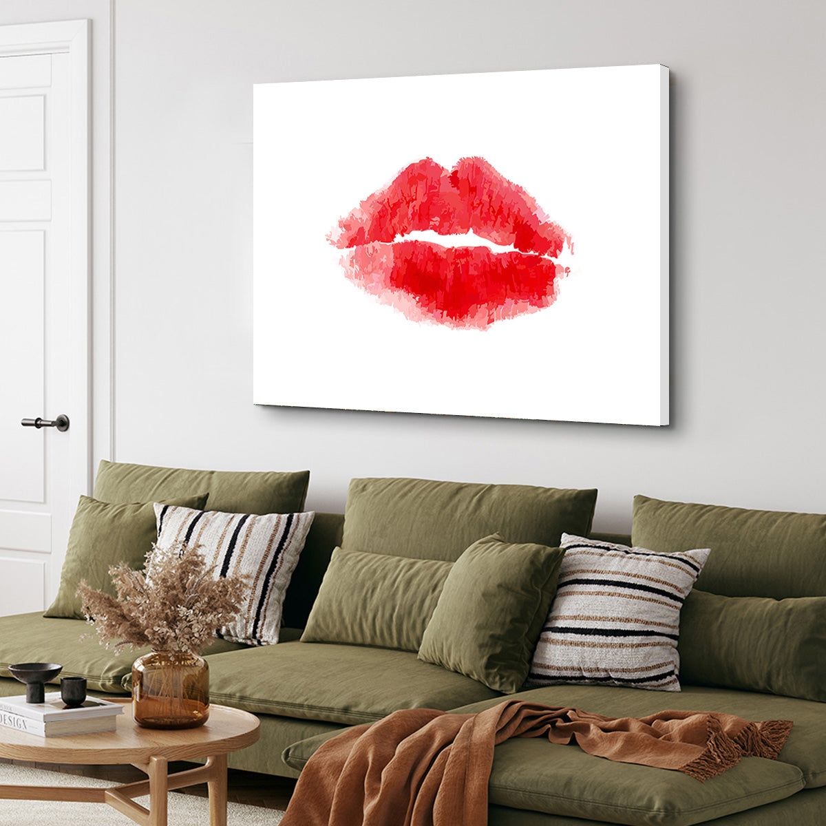 Lipstick Kiss Wall Art