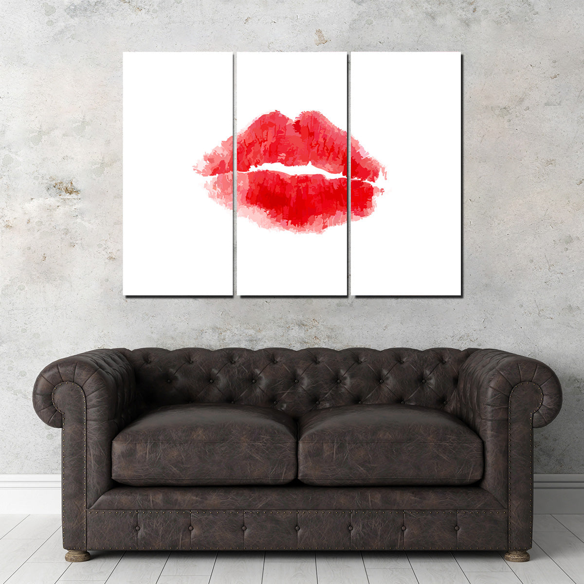 Lipstick Kiss Wall Art