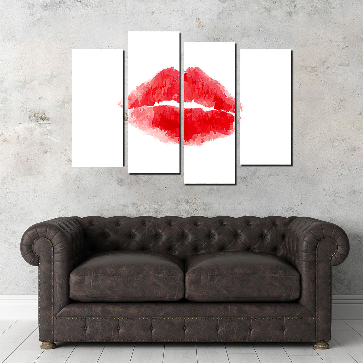 Lipstick Kiss Wall Art