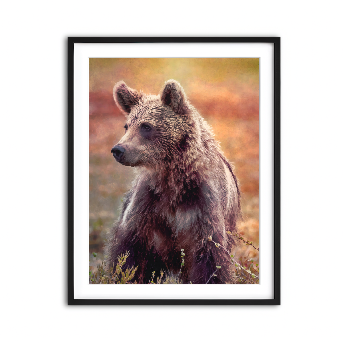Framed Print 3x4 Black