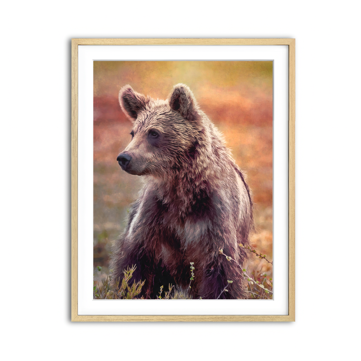 Framed Print 3x4 Natural