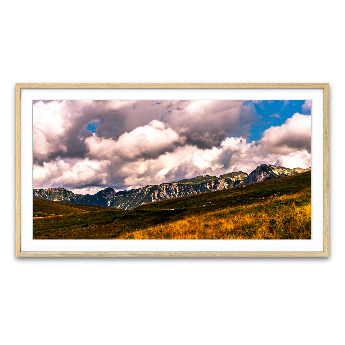 Framed Print 2x1 Natural