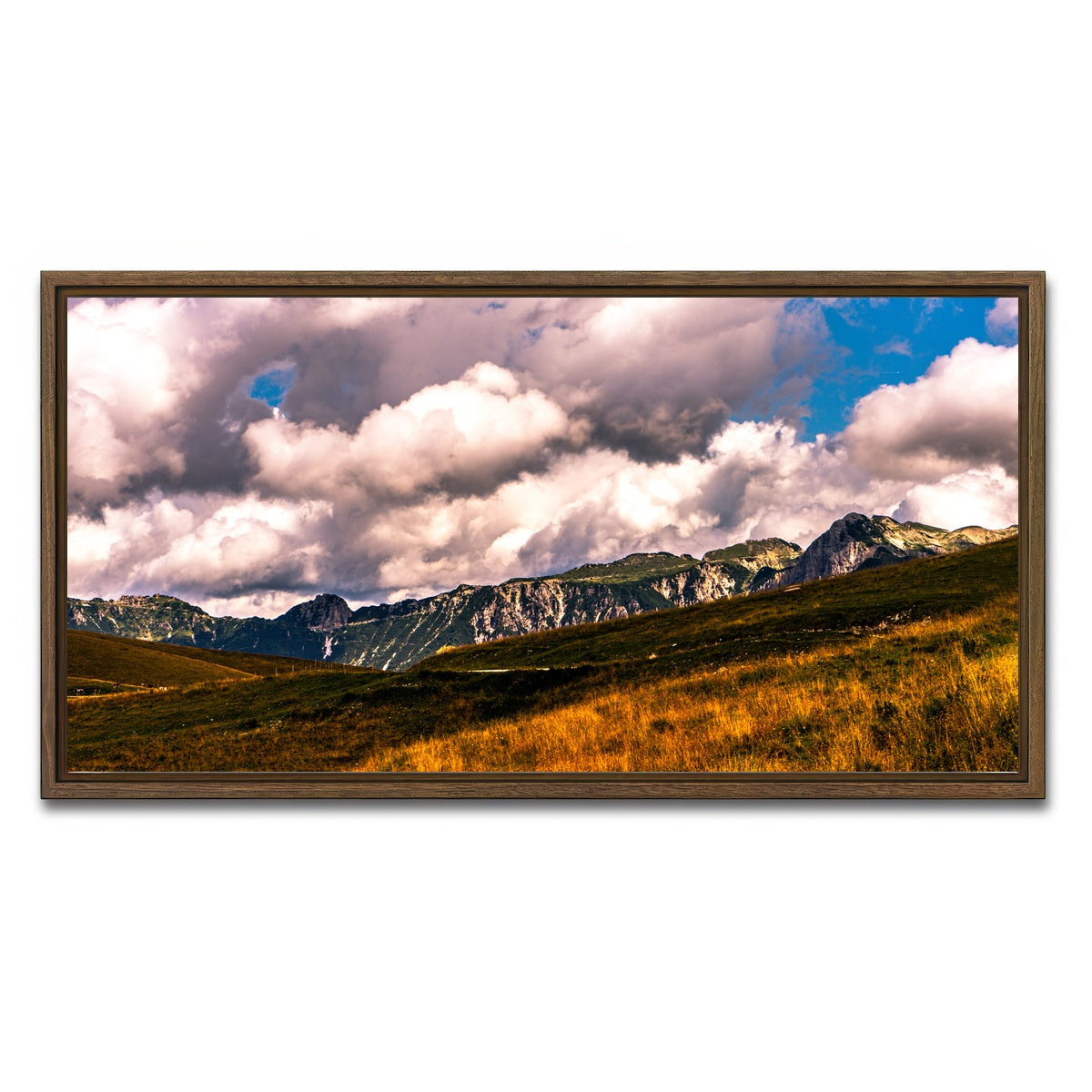 AUTO-MOCKUP WHITE | Little Dolomiti | 1 Piece | Walnut Framed Canvas | group=2x1