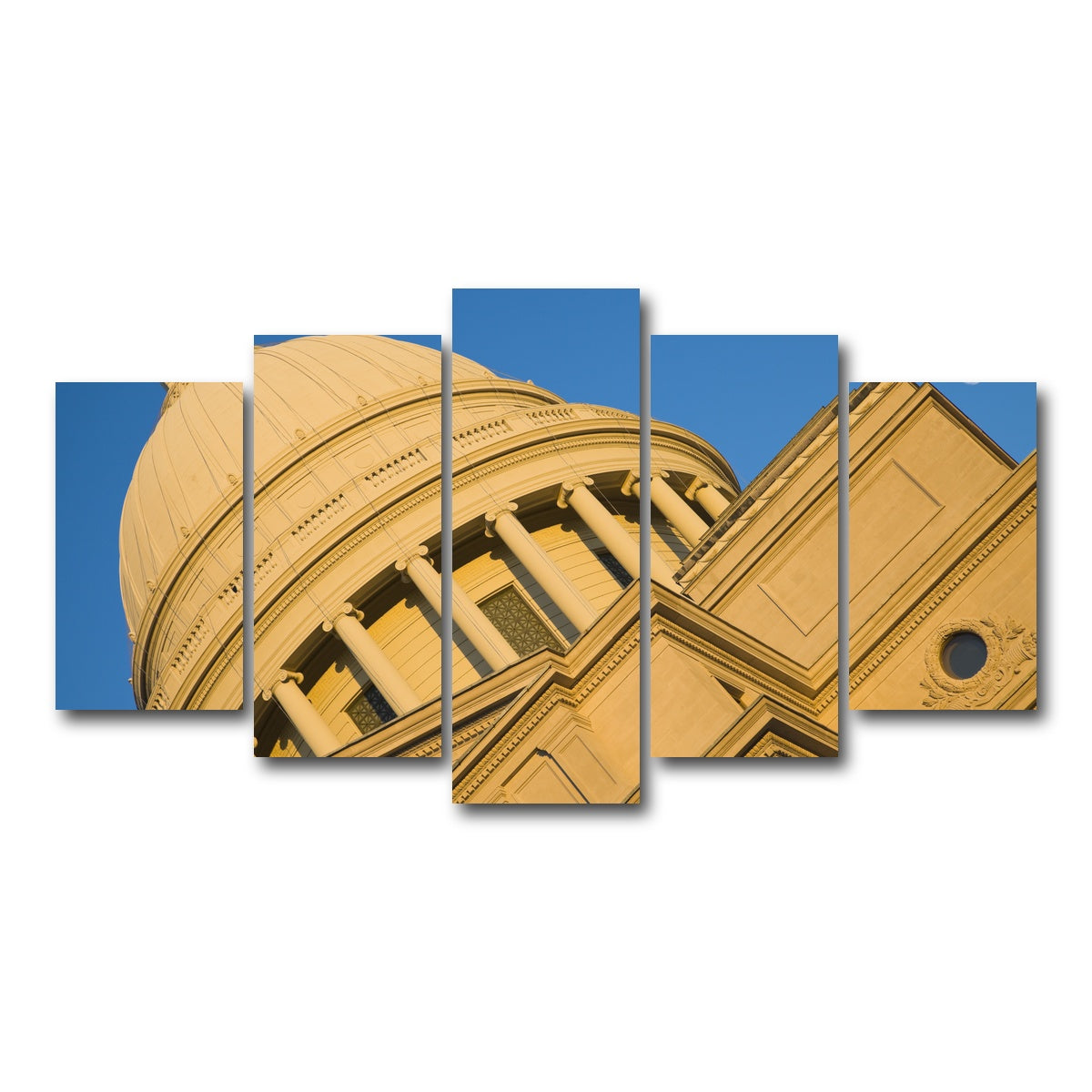 AUTO-MOCKUP WHITE | Little Rock - State Capitol | 5 Piece | Gallery Wrap Canvas | group=5_normal