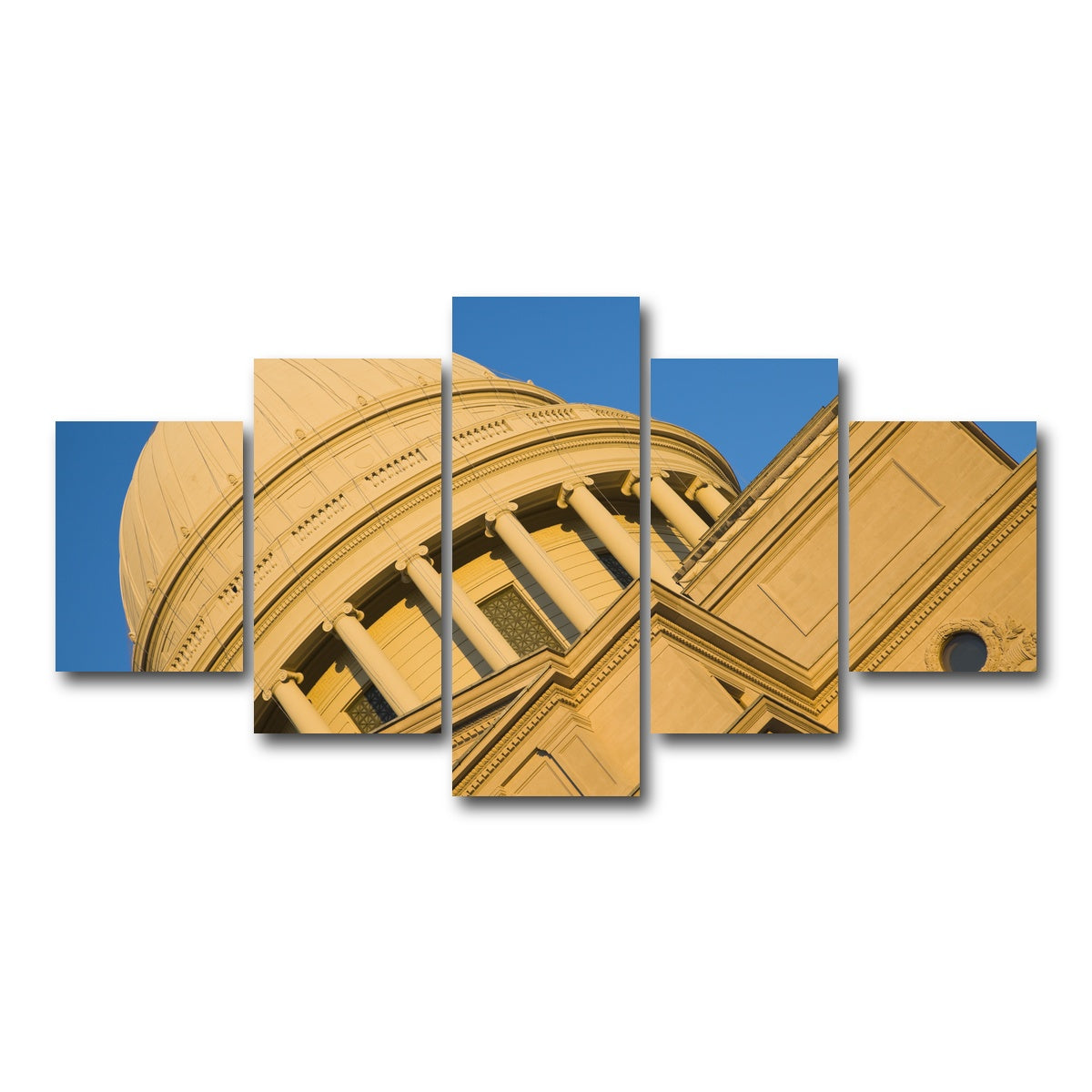 AUTO-MOCKUP WHITE | Little Rock - State Capitol | 5 Piece | Gallery Wrap Canvas | group=5_short