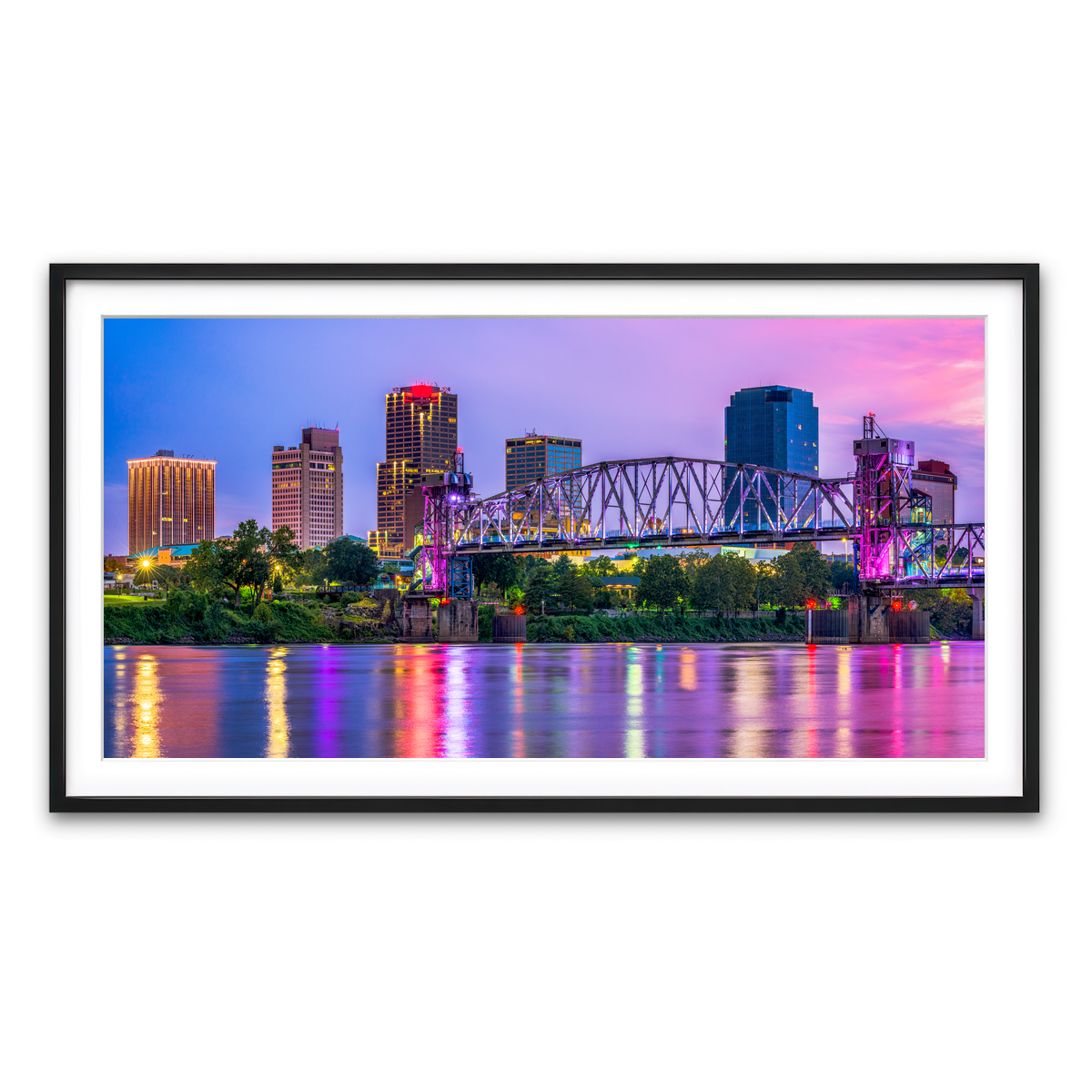 Framed Print 2x1 Black