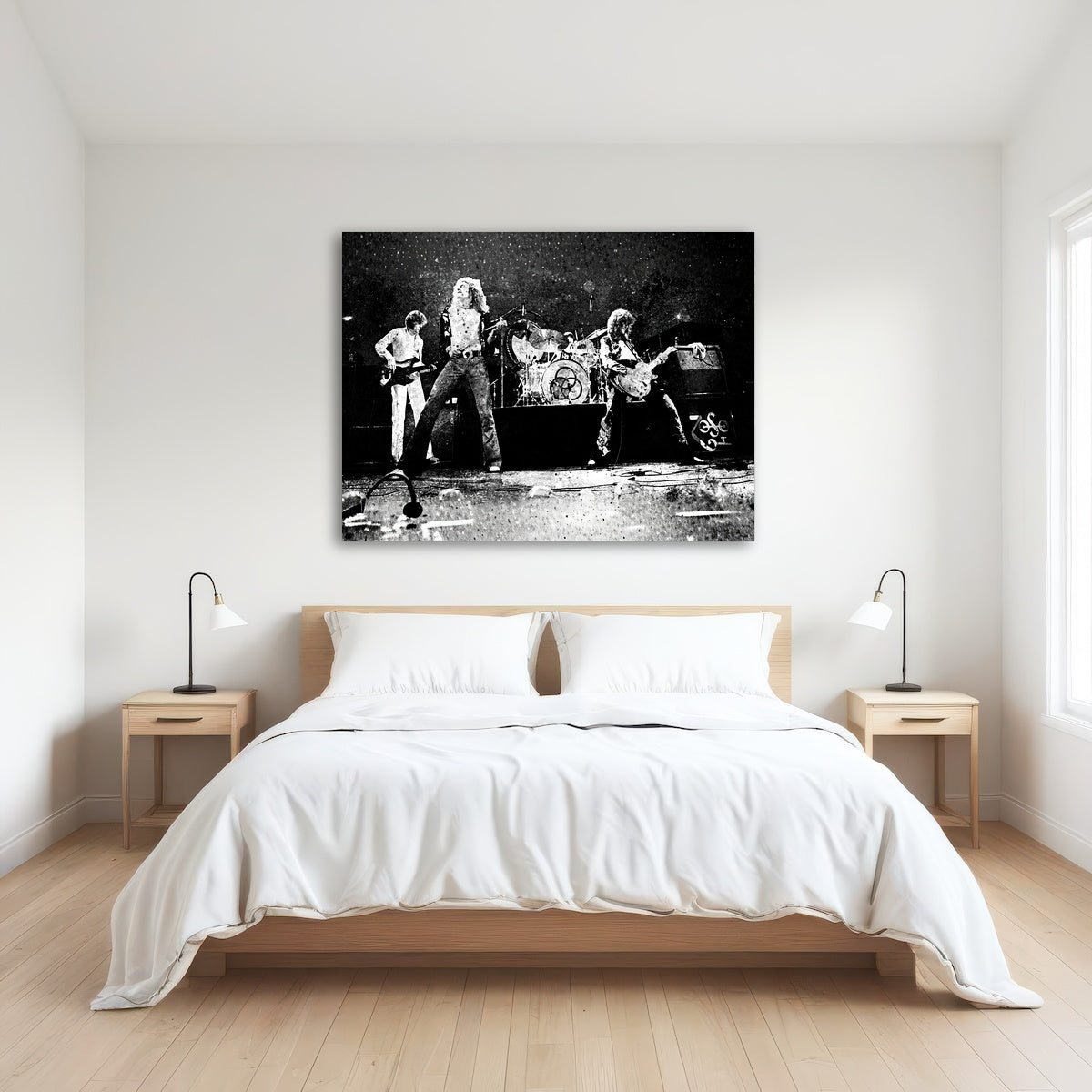 AUTO-MOCKUP ROOM | Live Led Zeppelin Grayscale