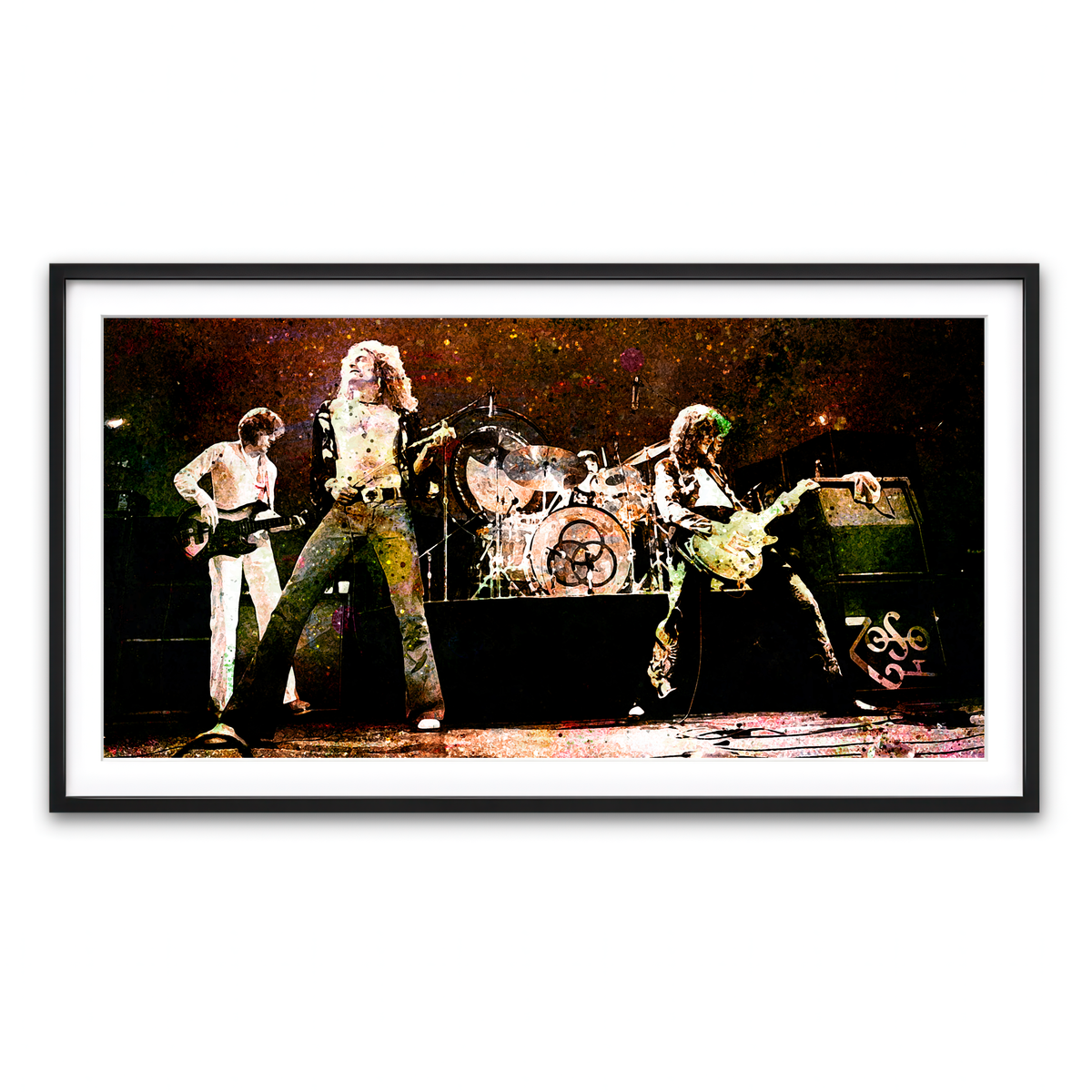 Framed Print 2x1 Black