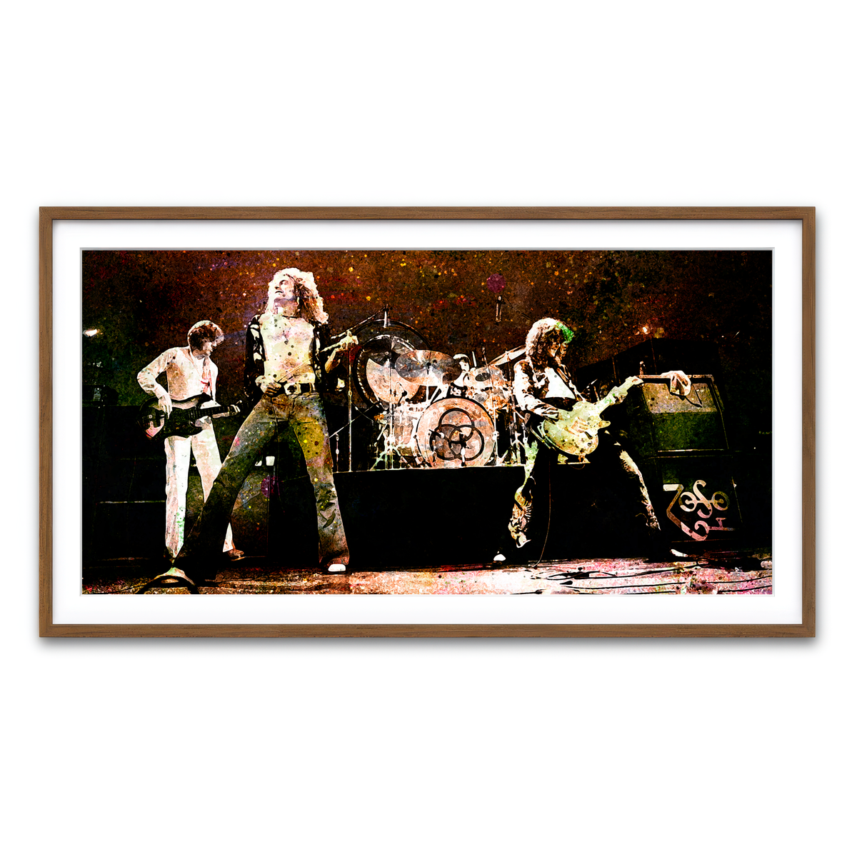 Framed Print 2x1 Walnut