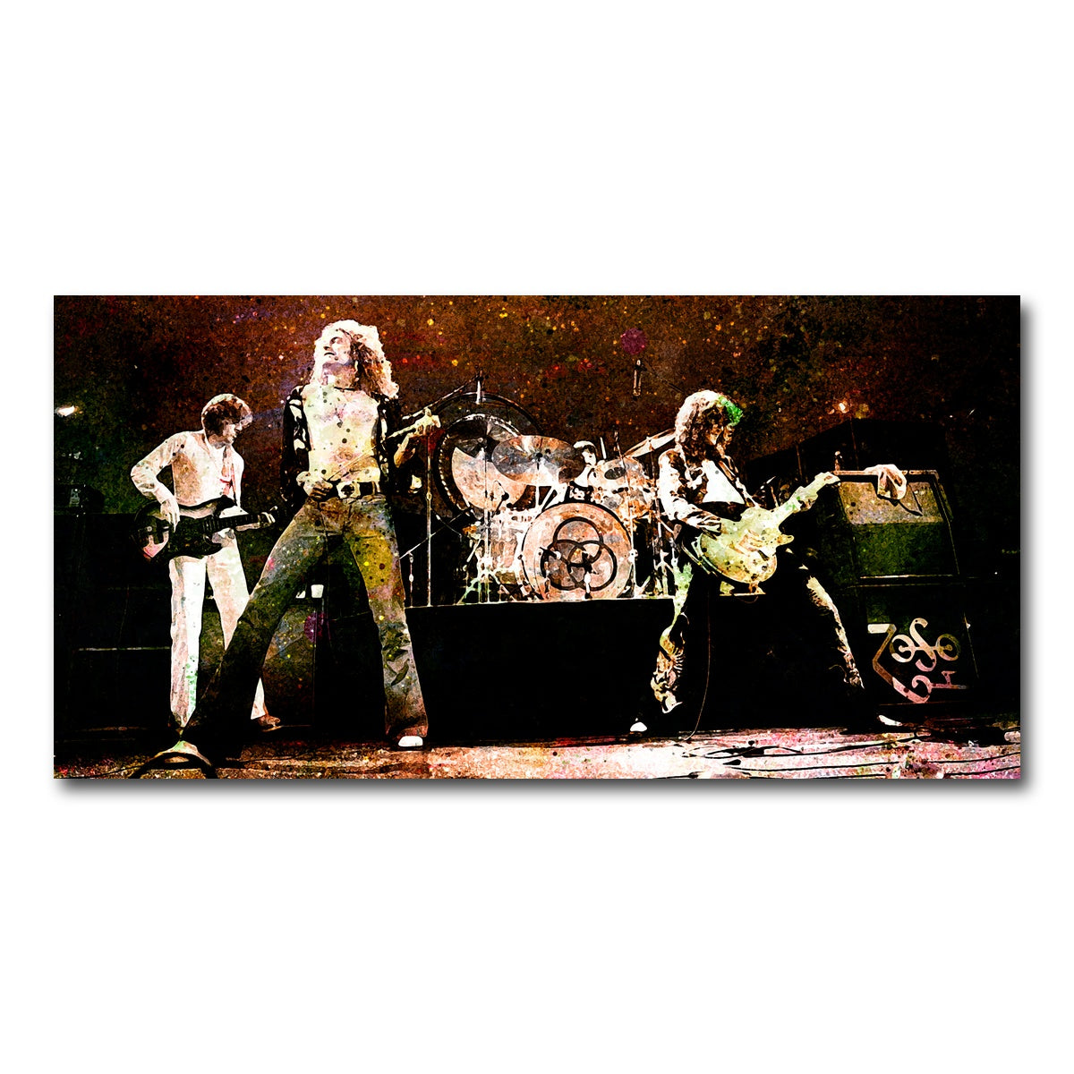 AUTO-MOCKUP WHITE | Live Led Zeppelin | 1 Piece | Gallery Wrapped | group=2x1