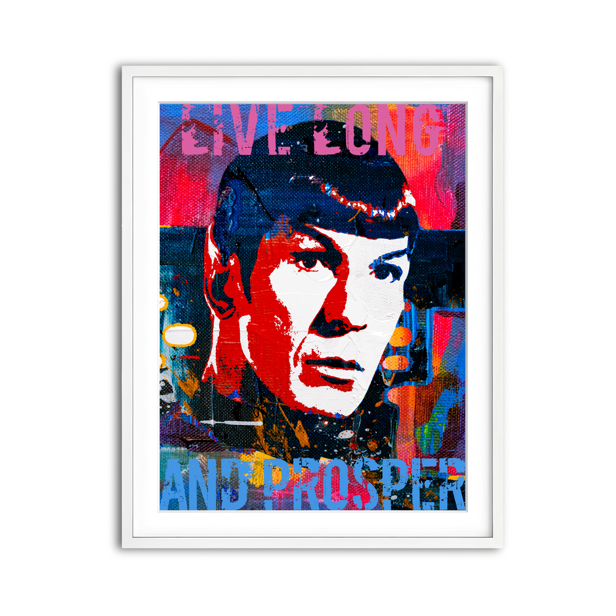 Framed Print 3x4 White