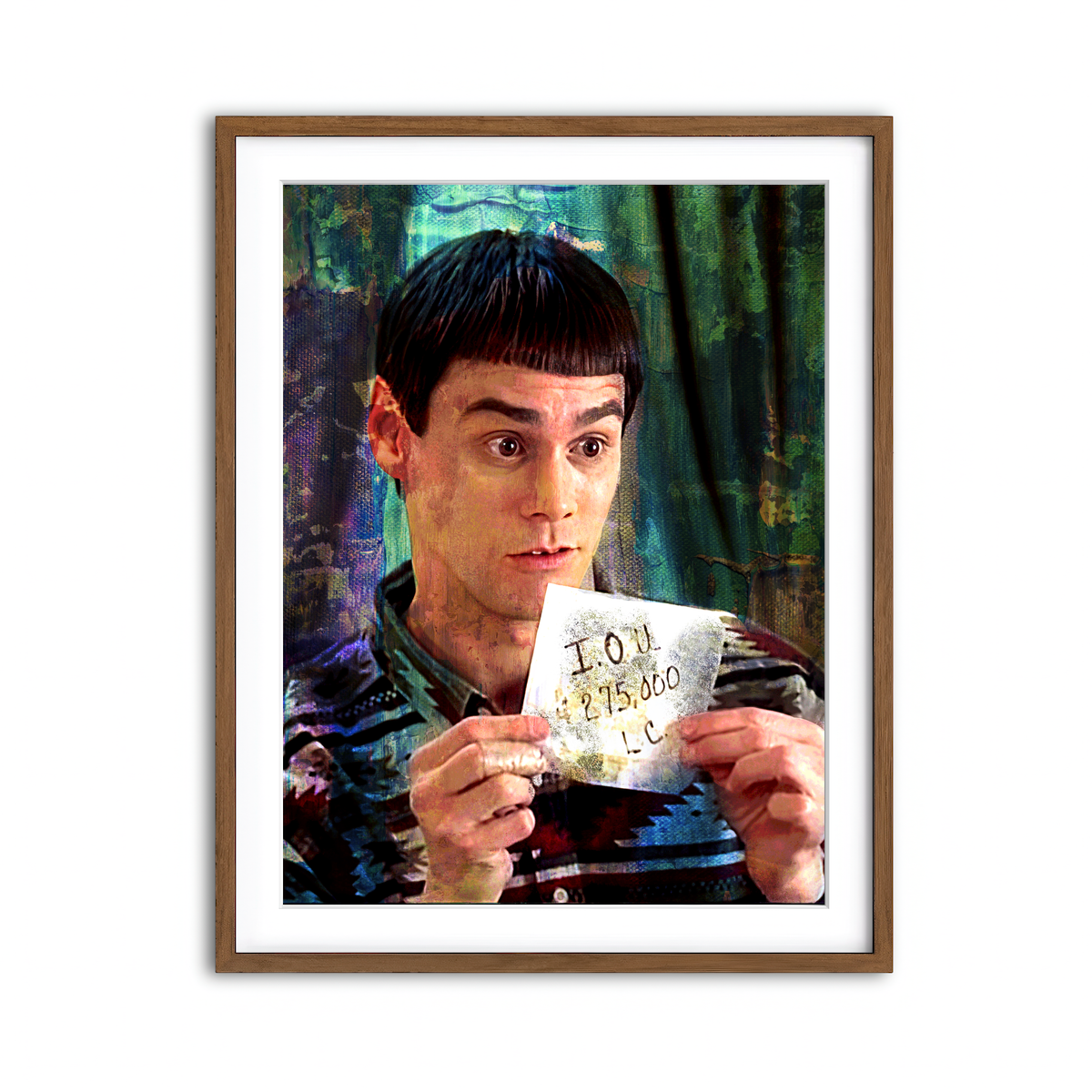 Framed Print 3x4 Walnut