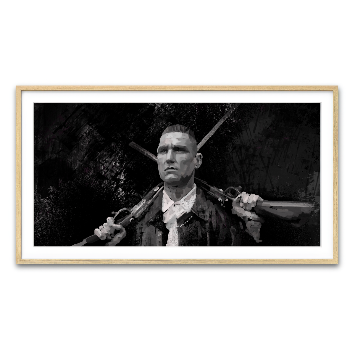 Framed Print 2x1 Natural