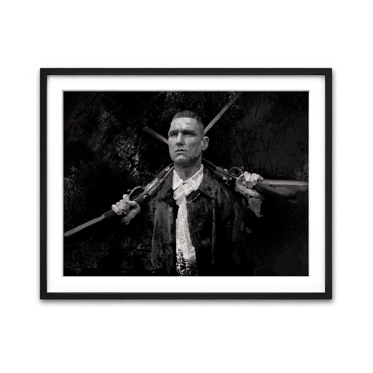 Framed Print 4x3 Black