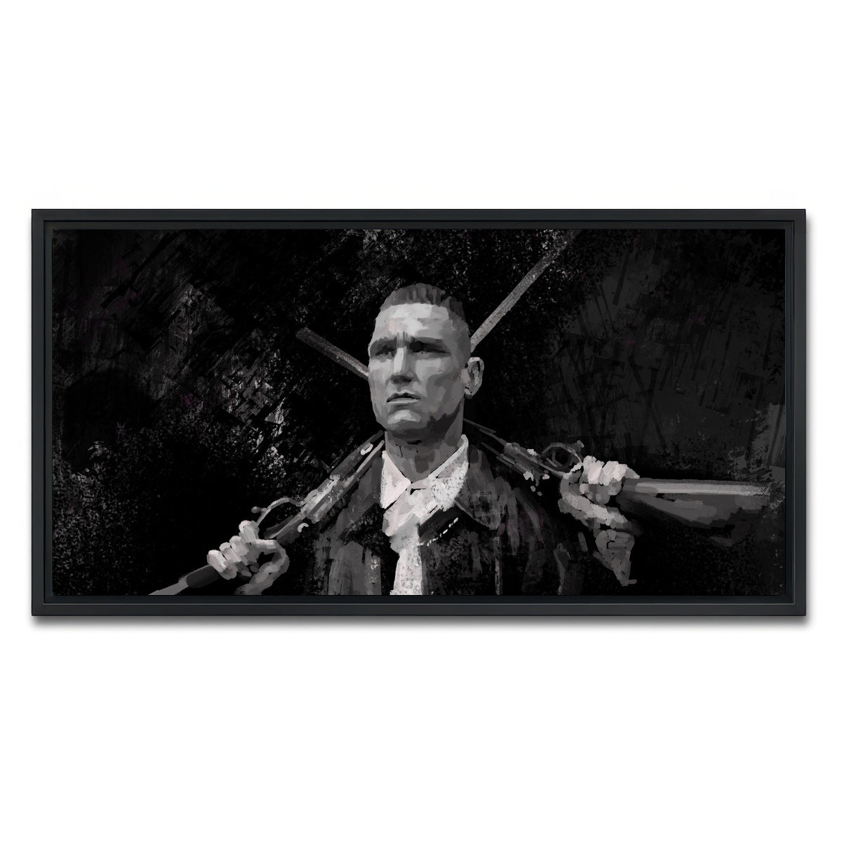 AUTO-MOCKUP WHITE | Lock Stock | 1 Piece | Black Framed Canvas | group=2x1