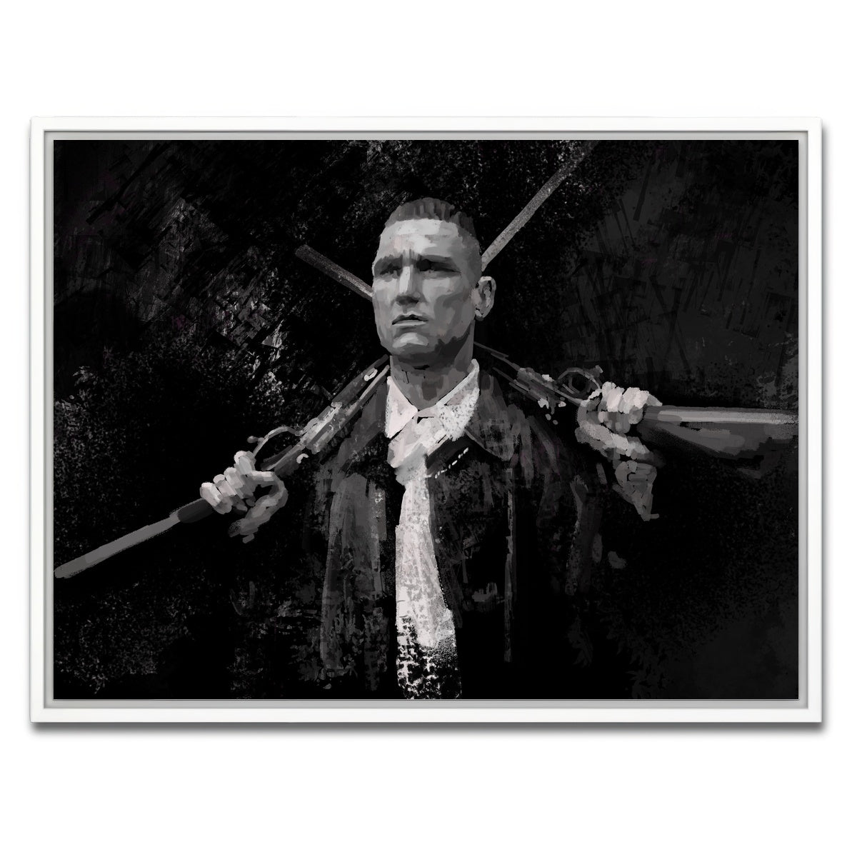 AUTO-MOCKUP WHITE | Lock Stock | 1 Piece | White Framed Canvas | group=4x3