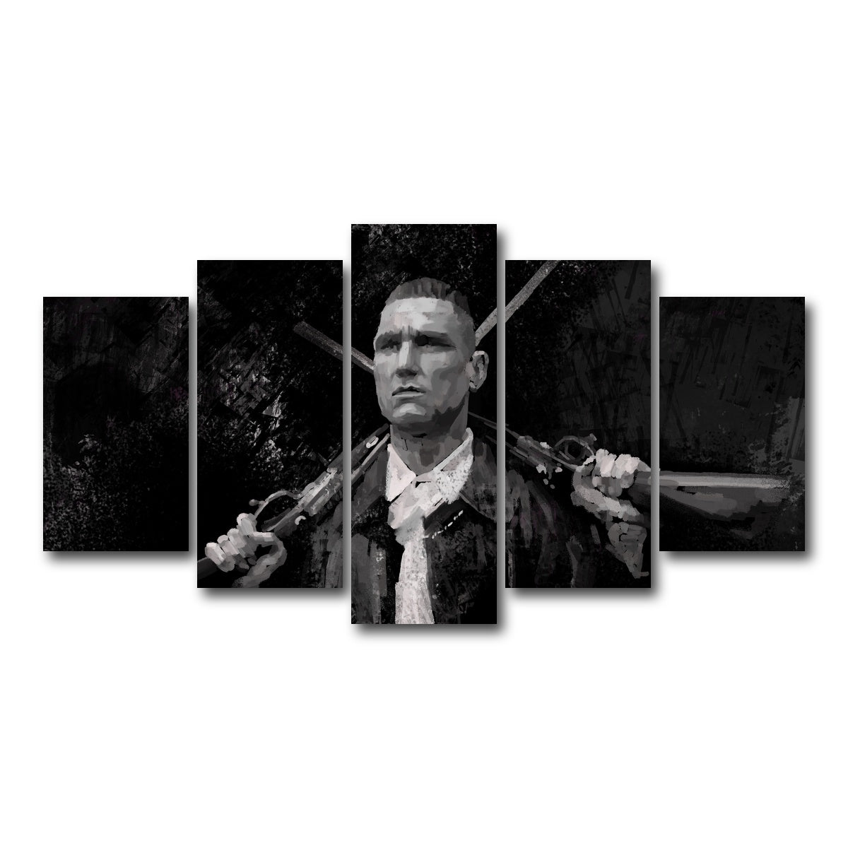 AUTO-MOCKUP WHITE | Lock Stock | 5 Piece | Gallery Wrap Canvas | group=5_normal