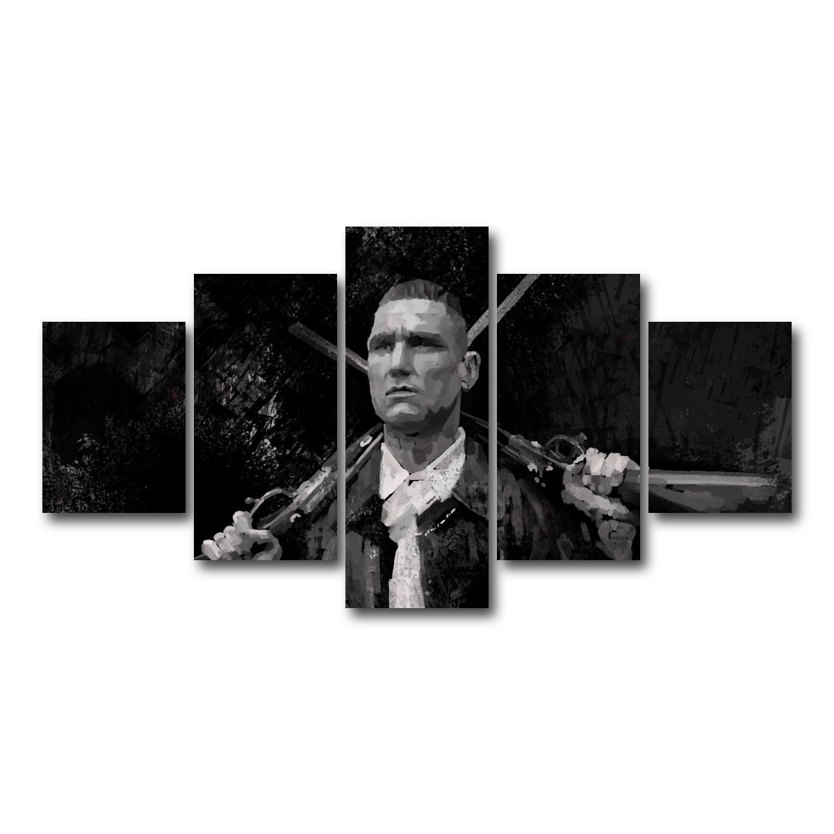 AUTO-MOCKUP WHITE | Lock Stock | 5 Piece | Gallery Wrap Canvas | group=5_short