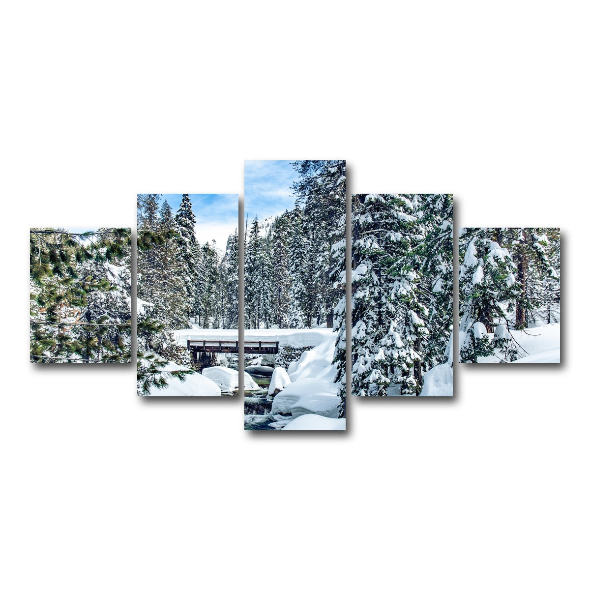 AUTO-MOCKUP WHITE | Lodgepool Bridge | 5 Piece | Gallery Wrap Canvas | group=5_short
