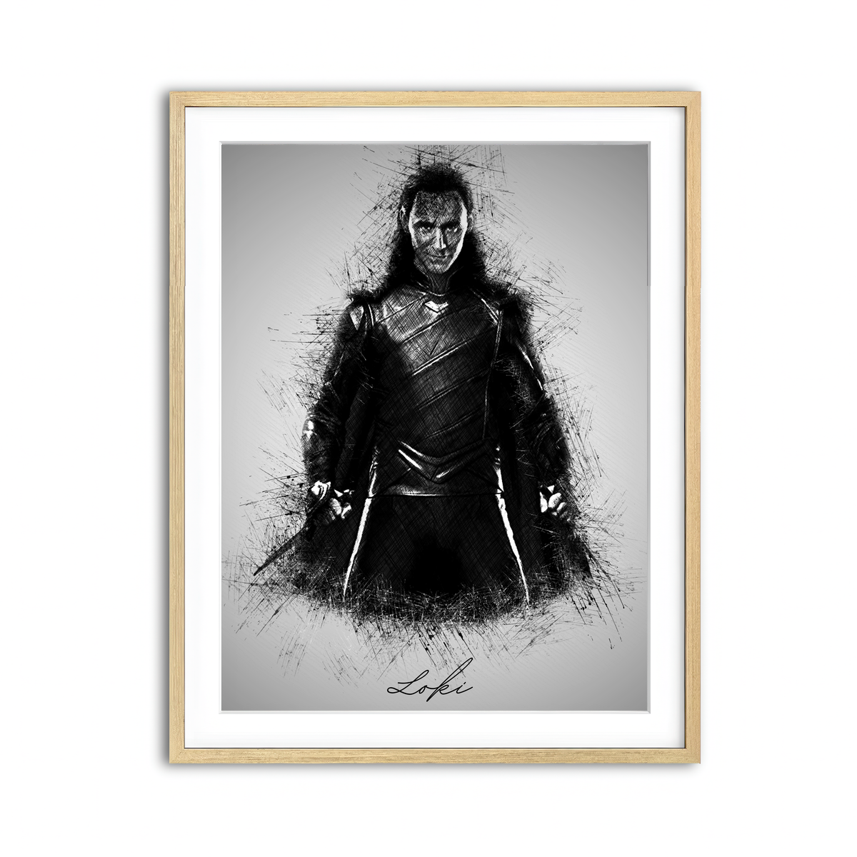 Framed Print 3x4 Natural