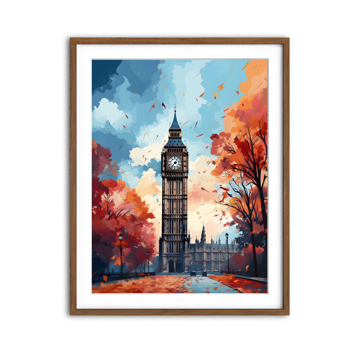 Framed Print 3x4 Walnut