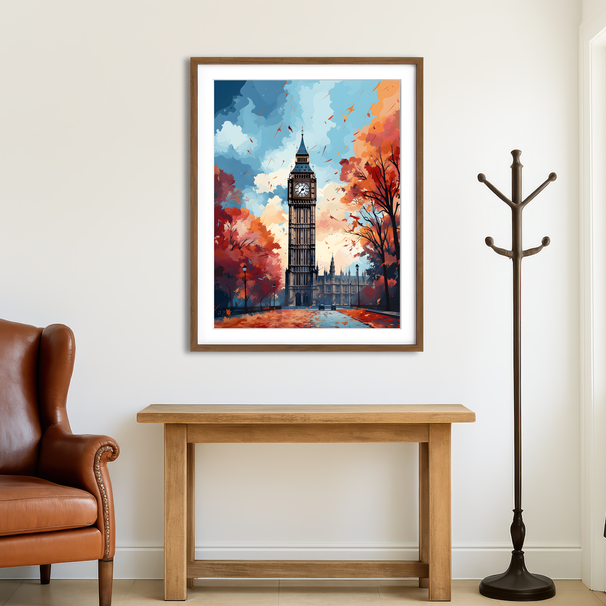 AUTO-MOCKUP ROOM | London - Big Ben Wall Art