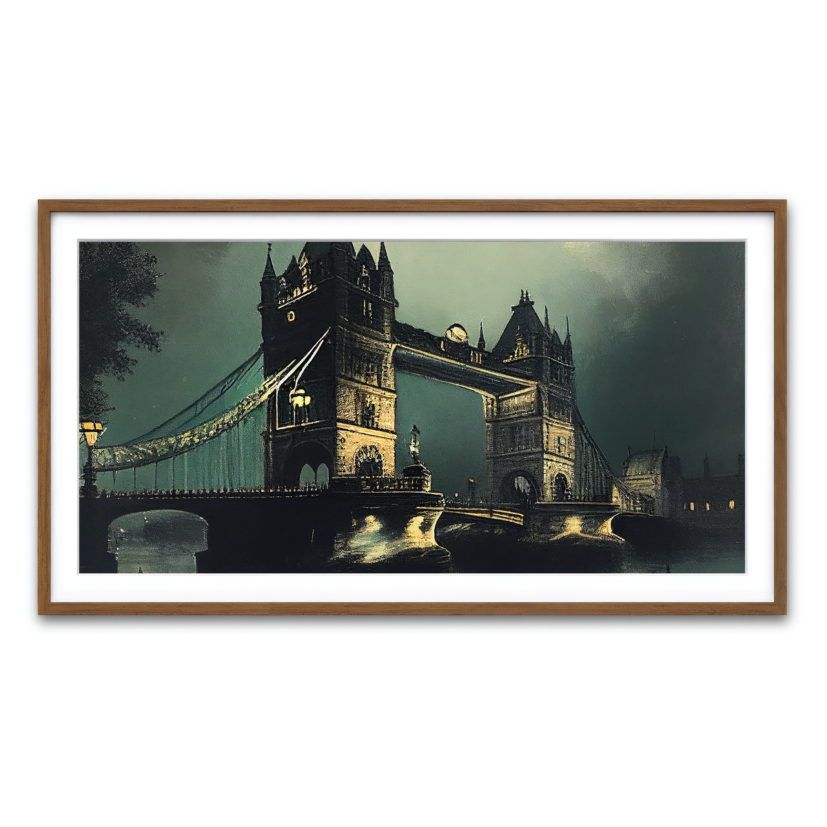 Framed Print 2x1 Walnut