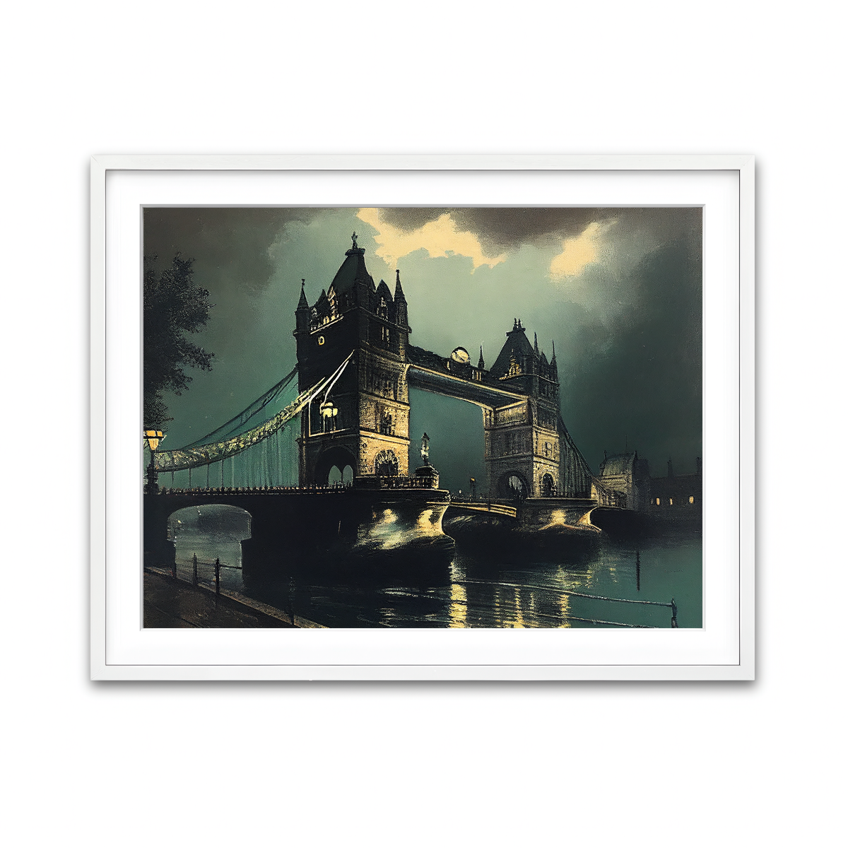 Framed Print 4x3 White