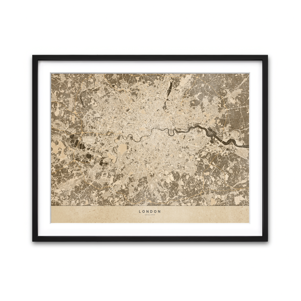 Framed Print 4x3 Black