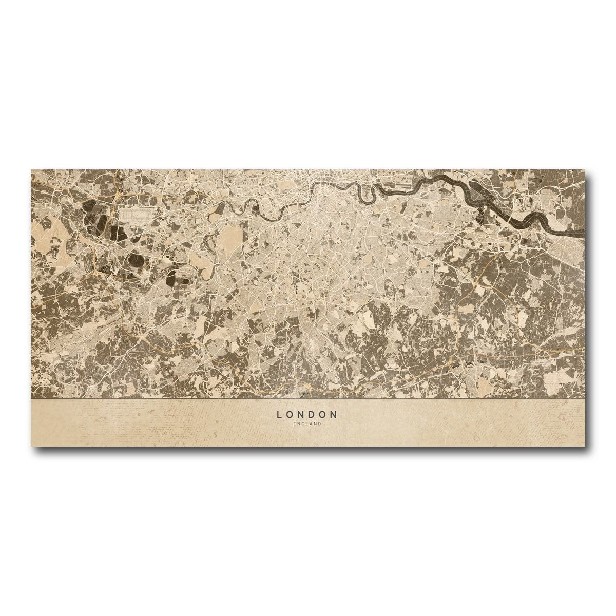 AUTO-MOCKUP WHITE | London Map 1 | 1 Piece | Gallery Wrap Canvas | group=2x1