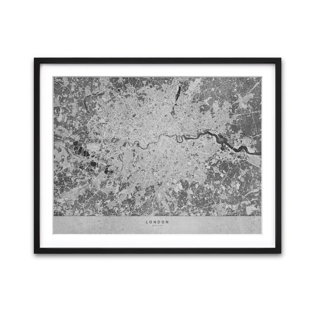 Framed Print 4x3 Black