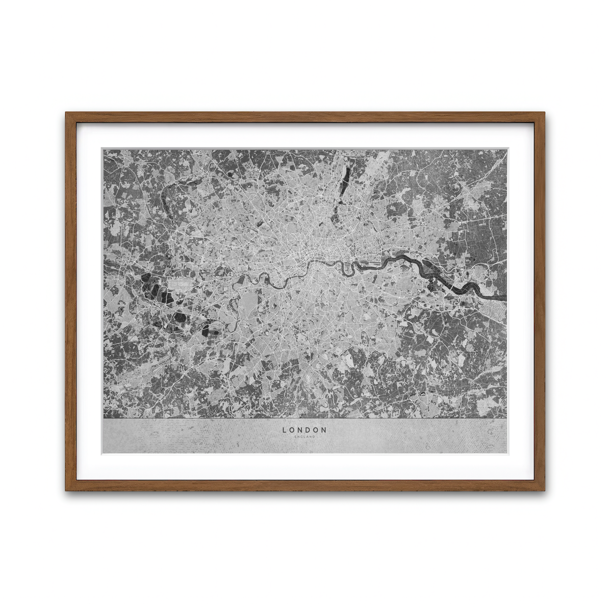 Framed Print 4x3 Walnut