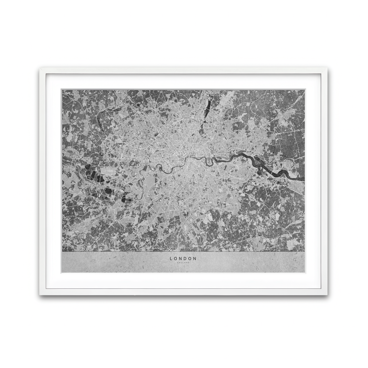 Framed Print 4x3 White