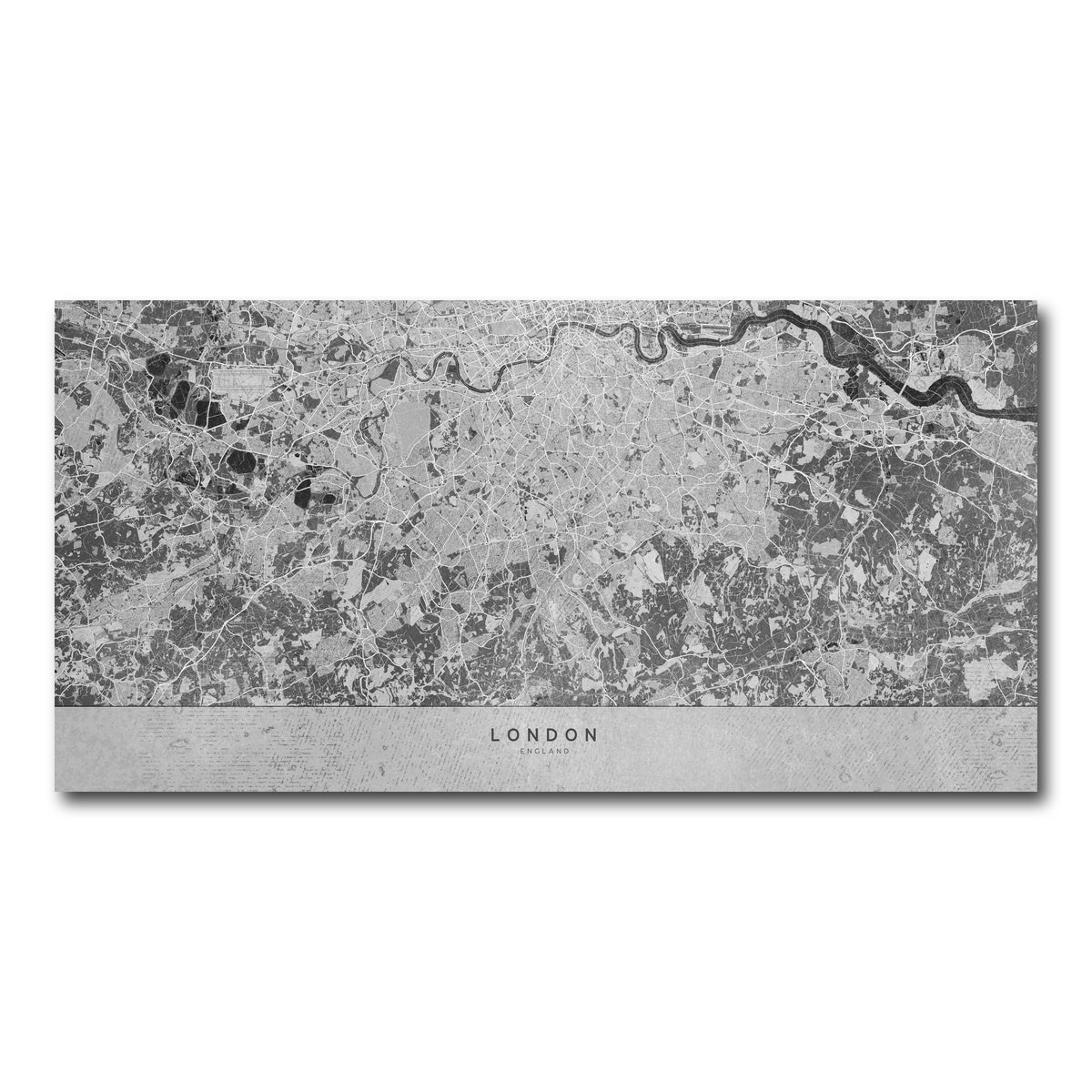AUTO-MOCKUP WHITE | London Map 2 | 1 Piece | Gallery Wrap Canvas | group=2x1
