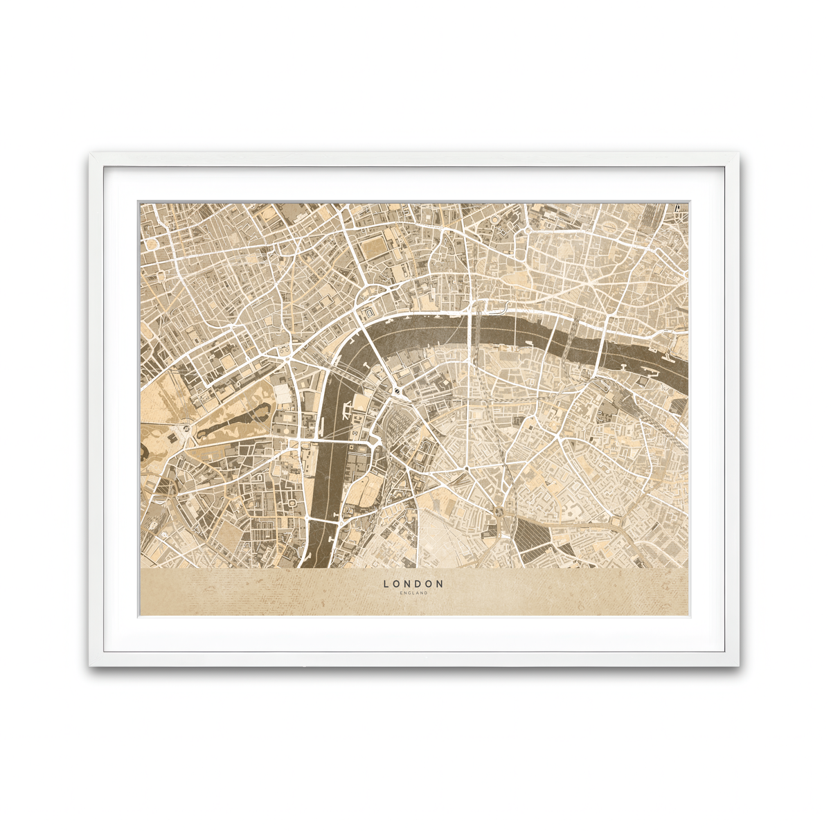 Framed Print 4x3 White